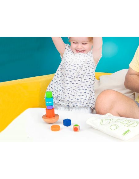 Juego Mideer Balanceo Equilibra Las Figuras Madera