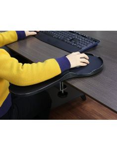 Reposabrazos Ergonomico Q-Connect Con Alfombrilla De Raton Y Apoyo De Muñeca Color Negro 220X140X480 Mm 2