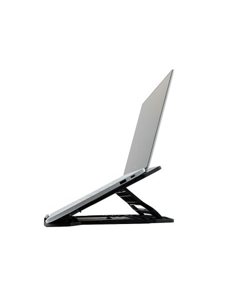 Soporte Q-Connect Para Portatil Hasta 17" Ajustable 7 Angulos Diferentes Color Negro 260X280X60 Mm