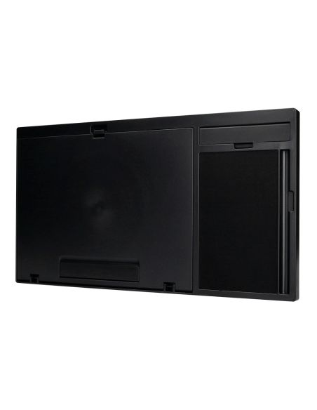 Soporte Q-Connect Ancho Para Portatil Movil Raton Hasta 17" Ajustable 7 Angulos Diferentes Color Negro