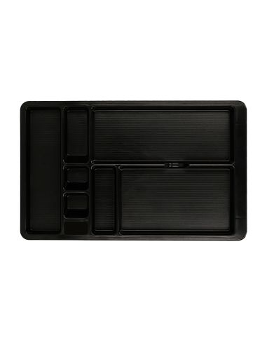 Bandeja Organizadora Q-Connect De Cajones Color Negro 364X225X21 Mm