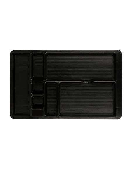Bandeja Organizadora Q-Connect De Cajones Color Negro 364X225X21 Mm