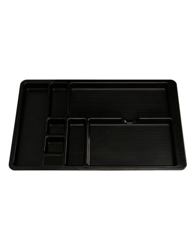 Bandeja Organizadora Q-Connect De Cajones Color Negro 364X225X21 Mm