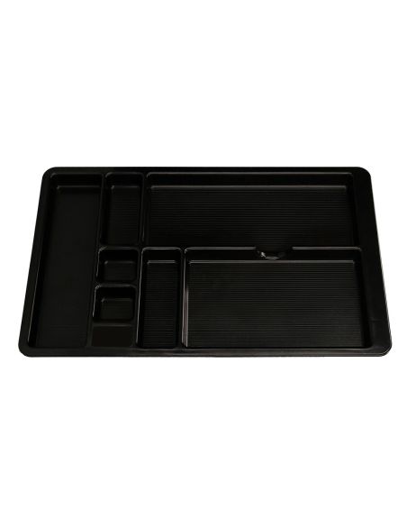 Bandeja Organizadora Q-Connect De Cajones Color Negro 364X225X21 Mm