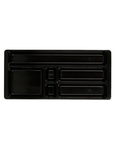 Bandeja Organizadora Q-Connect De Cajones Color Negro 344X160X33 Mm