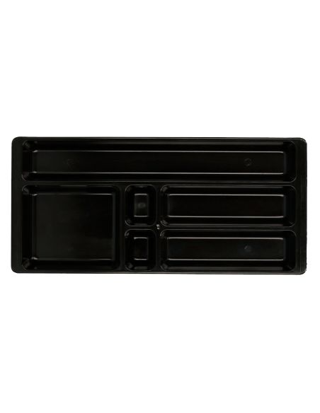 Bandeja Organizadora Q-Connect De Cajones Color Negro 344X160X33 Mm