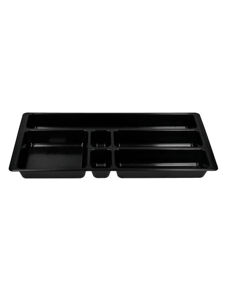 Bandeja Organizadora Q-Connect De Cajones Color Negro 344X160X33 Mm