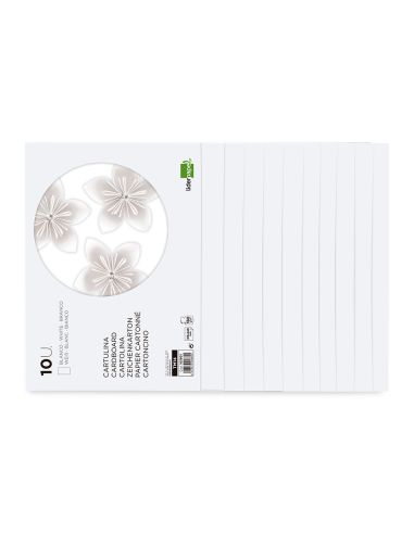 Bloc Trabajos Manuales Liderpapel Cartulina 240X315Mm 10 Hojas Color Blanco