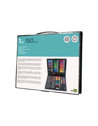 Estuche De Pintura Liderpapel Plastico 150 Piezas 36X31X4 Cm