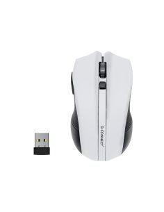 Raton Q-Connect Optico Inalambrico 1000 Dpi Receptor Usb 2,4 Ghz Blanco 2