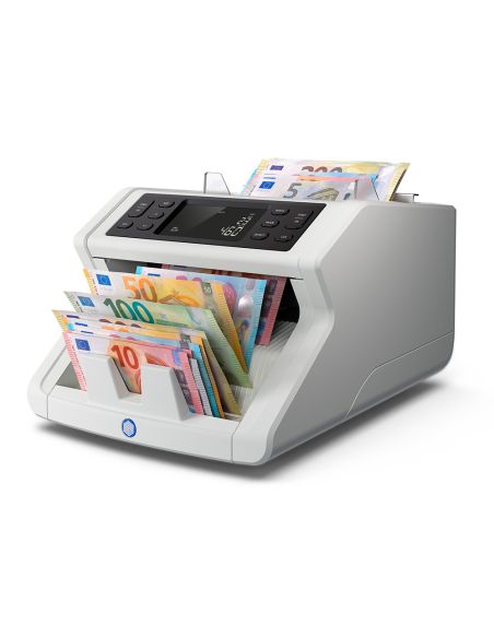 Contador Totalizador De Billetes Safescan 2265 Cuenta Euro Libra Mezclados Verifica Uv/Mg/Color/Tamaño Y Espesor