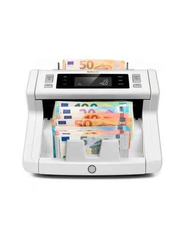 Contador Totalizador De Billetes Safescan 2265 Cuenta Euro Libra Mezclados Verifica Uv/Mg/Color/Tamaño Y Espesor