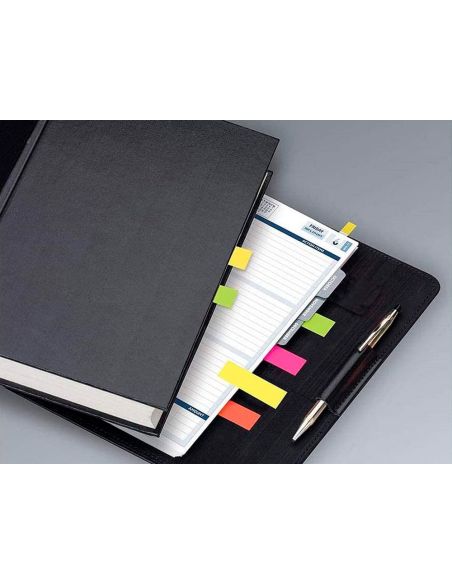 Banderitas Separadoras 20X50 Mm Fluorescente Pack De 4 Con 20 Hojas|Libreriasalesiana
