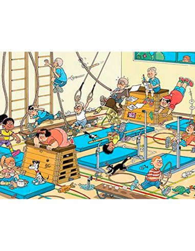 Puzle Jumbo Jan Van Haasteren Clase De Gym 240 Piezas Piezas