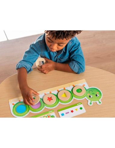 Juego Goula Didactico La Oruga Oli Formas Y Colores