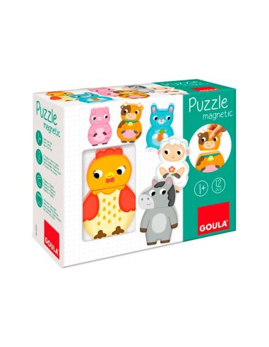 Puzle Goula Magnetico Intercambiable Granja 12 Piezas|Libreriasalesiana