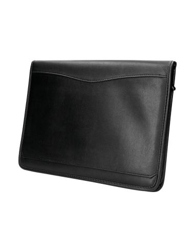 Carpeta Portafolios Q-Connect Cremallera Con Bolsa Para Movil Y Tarjetero Color Negro 260X355 Mm