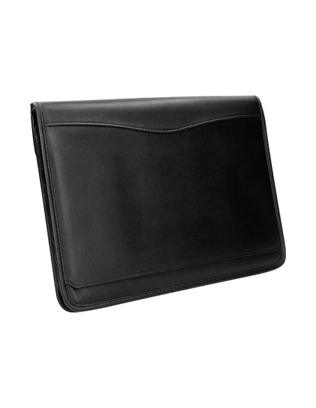 Carpeta Portafolios Q-Connect Cremallera Con Bolsa Para Movil Y Tarjetero Color Negro 260X355 Mm