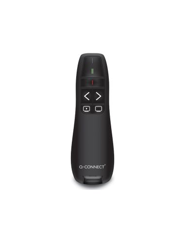 Puntero Laser Q-Connect Para Presentaciones 5 Botones Alcance 20 Mt Receptor Usb
