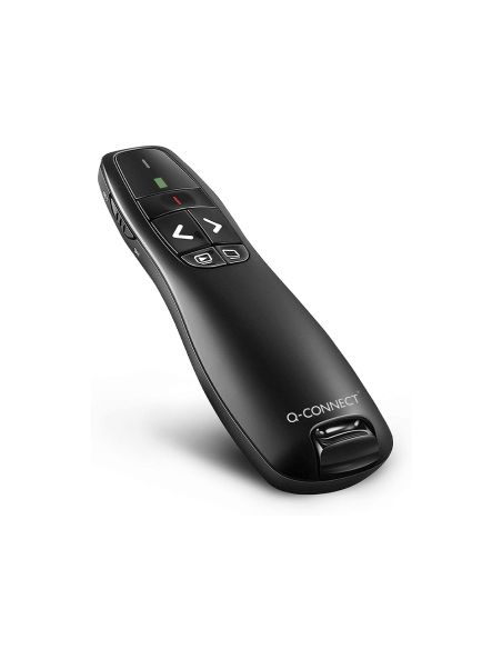 Puntero Laser Q-Connect Para Presentaciones 5 Botones Alcance 20 Mt Receptor Usb