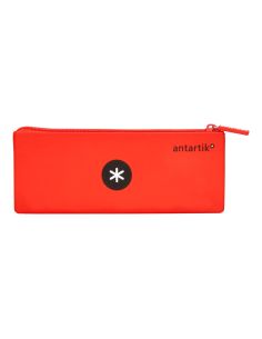 Estuche Portatodo Antartik Silicona Triangular Colores Surtidos Intensos Azul Mostaza Negro Y Rojo 2