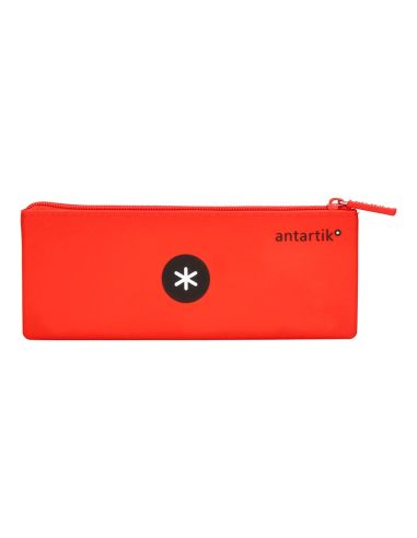 Estuche Portatodo Antartik Silicona Triangular Colores Surtidos Intensos Azul Mostaza Negro Y Rojo|Libreriasalesiana