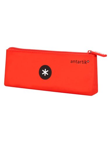 Estuche Portatodo Antartik Silicona Triangular Colores Surtidos Intensos Azul Mostaza Negro Y Rojo|Libreriasalesiana