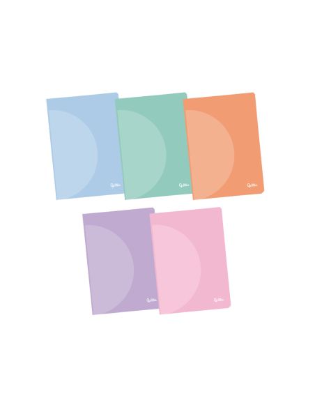 Libreta Liderpapel 360 Tapa De Plastico A4 48 Hojas 90Gr Liso Sin Margen Colores Pastel Surtidos