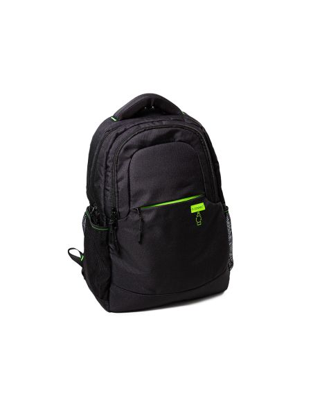 Mochila Para Portatil Q-Connect 15,6" Negra Con Asa 2 Bolsillos Exteriores 320X430X140 Mm
