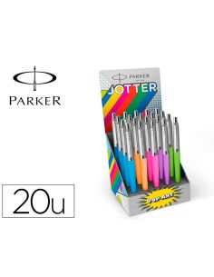 Boligrafo Parker Jotter Originals Pop Art Edicion Especial Expositor De 20 Unidades Colores Surtidos