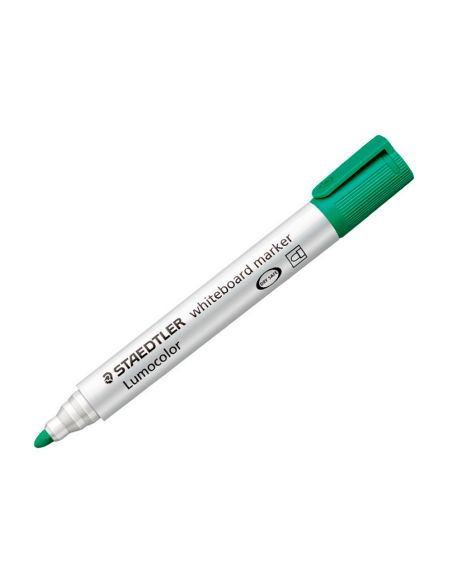 Rotulador Staedtler Lumocolor 351 Para Pizarra Blanca Punta Redonda 2 Mm Recargable Color Verde Claro