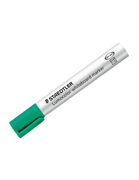 Rotulador Staedtler Lumocolor 351 Para Pizarra Blanca Punta Redonda 2 Mm Recargable Color Verde Claro