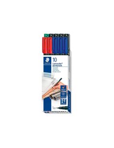 Rotulador Staedtler Lumocolor Retroproyeccion Punta De Fibra 318 Caja De 10 Unidades Colores Surtidos 2