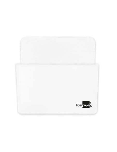 Cubilete Portalapices Liderpapel Blanco Opaco Plastico Magnetico 125X75X40 Mm