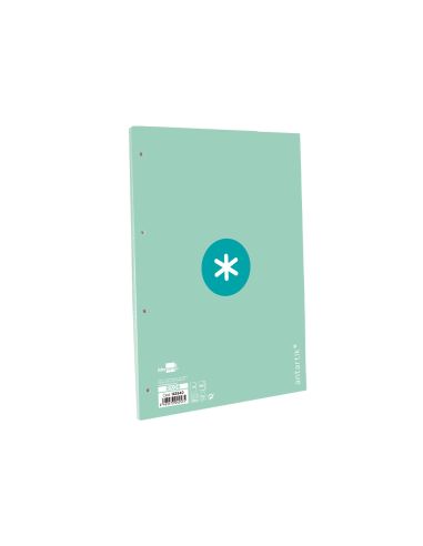 Recambio Antartik A4 80 Hojas 90Gr Cuadro 5 Mm 4 Taladros 1 Banda Marco Color Menta