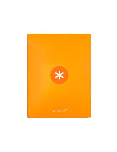 Carpeta Antartik A4 Forrada 4 Anillas 25 Mm Redondas Color Mostaza