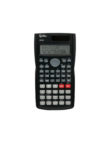 Calculadora Liderpapel Cientifica Xf33 12 Digitos 240 Funciones Con Tapa Solar Y Pilas Color Negro 156X85X20|Libreriasalesiana