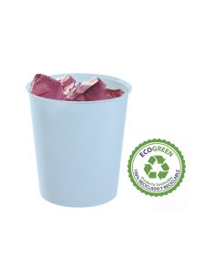 Papelera Plastico Archivo 2000 Ecogreen 100% Reciclada 18 Litros Color Azul Pastel 290X310 Mm 2