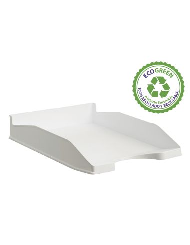 Bandeja Sobremesa Archivo 2000 Antimicrobiana Plastico Apilable 3 Posiciones Din A4 Y Folio Blanco 345X255X60 Mm