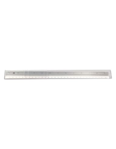 Escala Liderpapel Aluminio Forma Triangular Con Funda Protectora Longitud 30 Cm 1:20 1:25/1:50/1:75/1:100/1:150