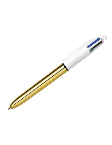 Set Escritura Bic 1 Cuatro Colores Shine + 1 Fluorescente Grip Pastel + 1 Notebook