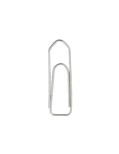 Clips Niquelados Q-Connect N 3 Picos 43 Mm Punta Caja De 100 Unidades