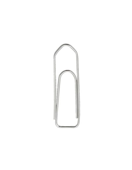 Clips Niquelados Q-Connect N 3 Picos 43 Mm Punta Caja De 100 Unidades