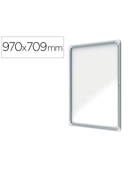 Vitrina De Anuncios Nobo Premium Plus Magnetica De Exterior 9 X Din A4 1000X752X45 Mm