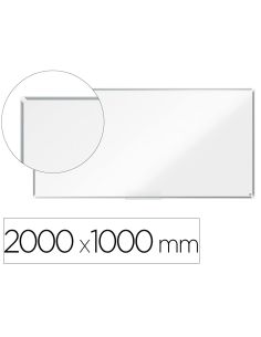 Pizarra Blanca Nobo Premium Plus Acero Lacado Magnetica 2000X1000 Mm