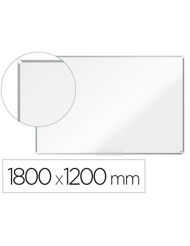 Pizarra Blanca Nobo Premium Plus Acero Lacado Magnetica 1800X1200 Mm