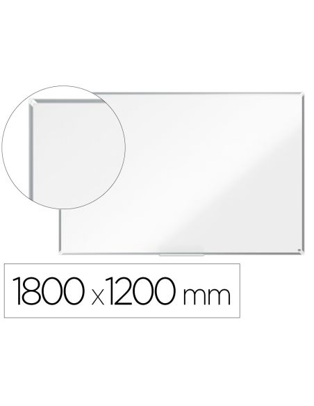 Pizarra Blanca Nobo Premium Plus Acero Lacado Magnetica 1800X1200 Mm