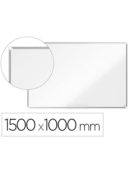 Pizarra Blanca Nobo Premium Plus Acero Lacado Magnetica 1500X1000 Mm