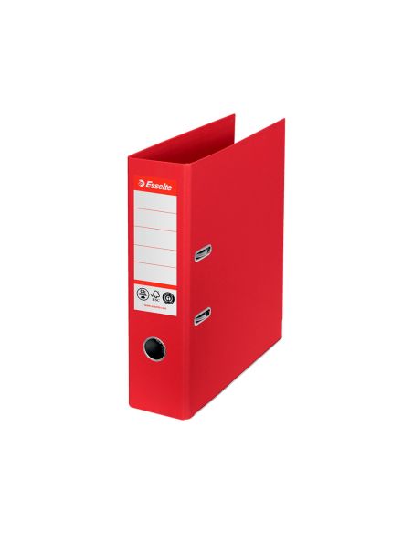 Archivador De Palanca Esselte N 1 Co2 Neutral Din A4 Carton Forrado Lomo 75 Mm Rojo Vivida