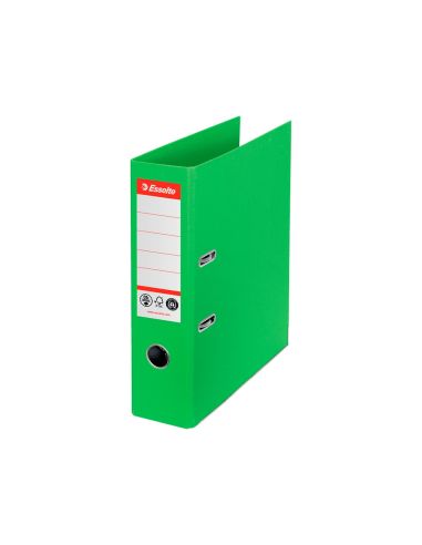 Archivador De Palanca Esselte N 1 Co2 Neutral Din A4 Carton Forrado Lomo 75 Mm Verde Vivida
